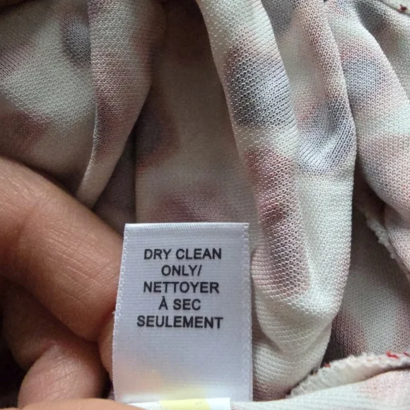 Banana Republic Issa Collection Red Ceramic Printed Three-Quarter Sleeve Dress - Picture 13 of 14